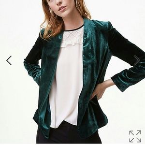 New with tags loft velvet blazer